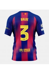 Barcelona Alejandro Balde #3 Fotballdrakt Hjemme Klær 2025-26 Korte ermer